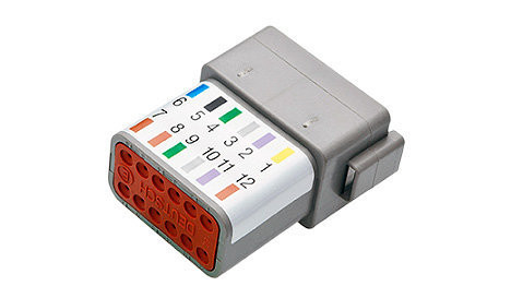 Разъём 12 pin с клином купить в Сургуте